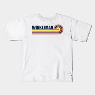 Winkelman Arizona horizontal sunset Kids T-Shirt